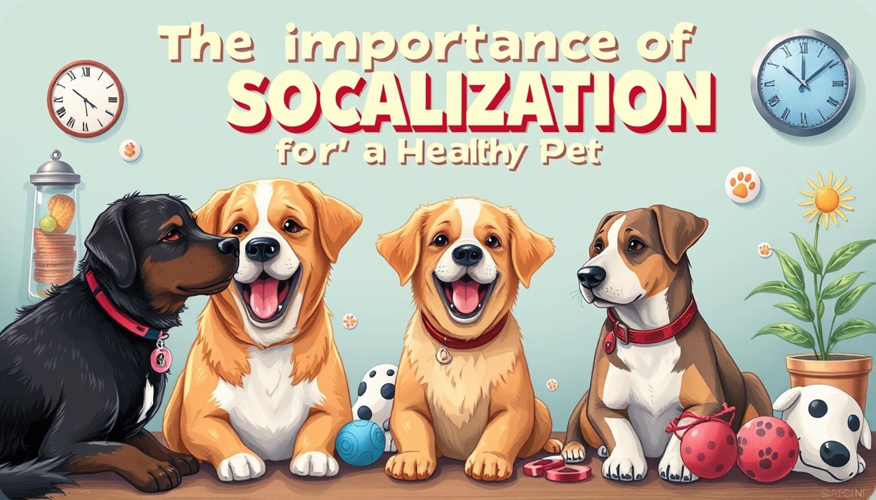 The Importance of Socialization for a Healthy Pet